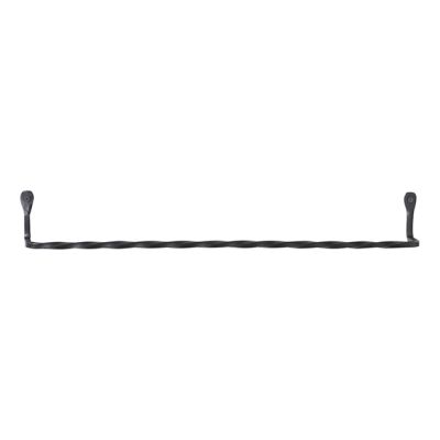 Twisted Wrought Iron Towel Bar
