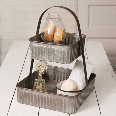 Two Tiered Corrugated Tray Organizer