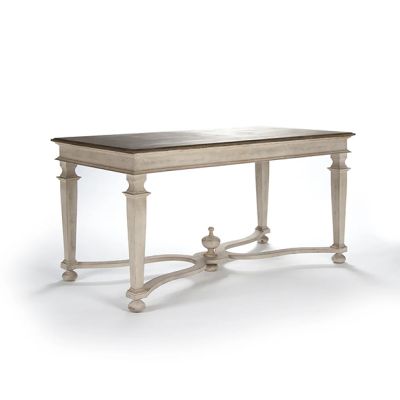 Two Toned Rectangle Wood Dining Table | SHIPS FREE