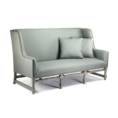 Upholstered High Back Bench Seat | SHIPS FREE