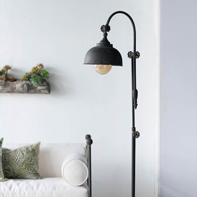 Urban Industrial Adjustable Arm Floor Lamp
