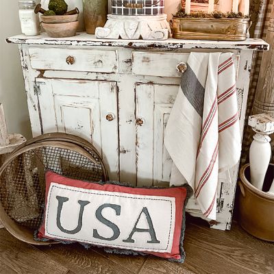 USA Stonewashed Lumbar Pillow