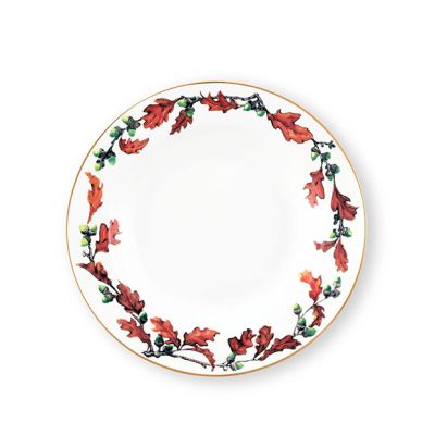 Vagabond House Fall Acorn Bone China Plate