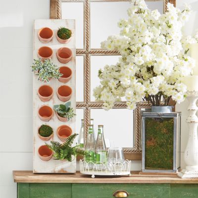 Vertical Herb Planters Wall Decor 32 Inch