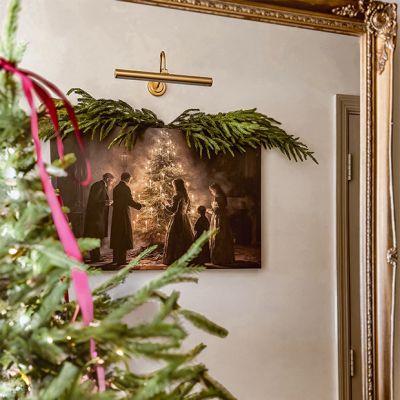 Victorian Christmas Canvas Wall Art