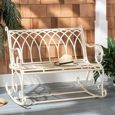 Victorian Inspired Garden Rocker Bench