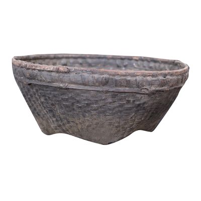 Vintage Bamboo Picking Basket