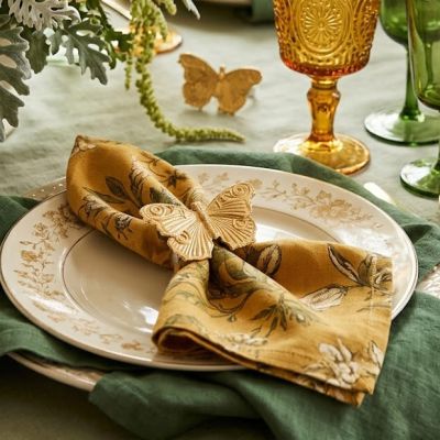 Vintage Farmhouse Butterfly Napkin Ring