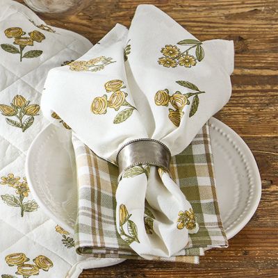 Vintage Florals Cotton Napkin