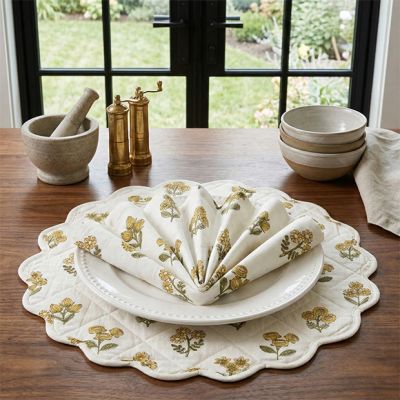 Vintage Florals Cotton Napkin