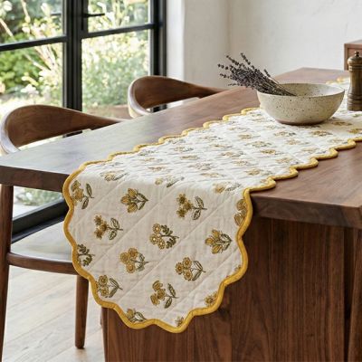 Vintage Florals Quilted Table Runner