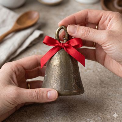 Vintage Forged Metal Shepherds Bell Small
