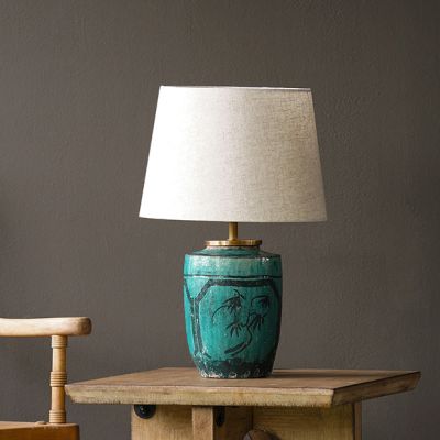 Vintage Hunan Food Storage Jar Lamp