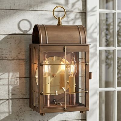 Vintage Inspired 2 Light Wall Lantern