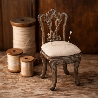 Vintage Inspired Chair Pin Cushion