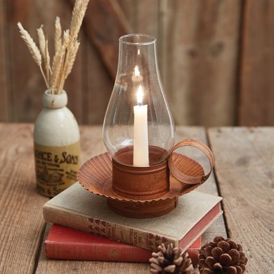 Vintage Inspired Chamberstick Candle Holder