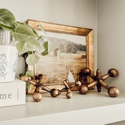 Vintage Inspired Decorative Jack Sculptures Set of 3