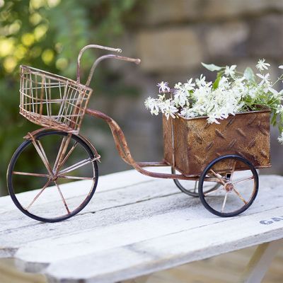 Vintage Inspired Delivery Bike Planter