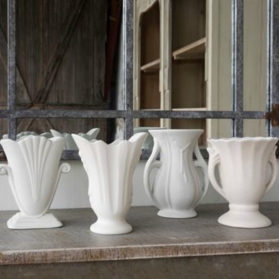 Vintage Inspired Flower Vase Set of 4
