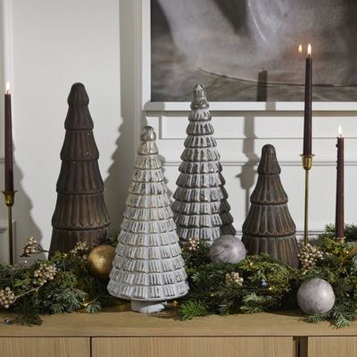 Vintage Inspired Glass Winter Tree Collection