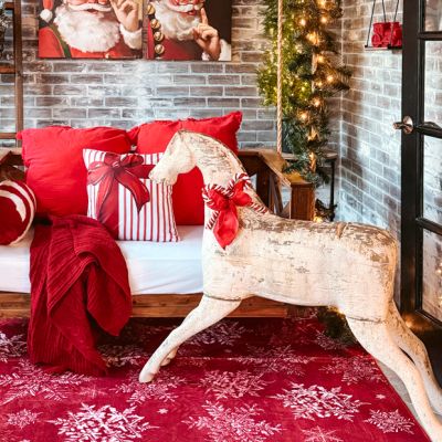 Vintage Inspired Hobby Horse Statue