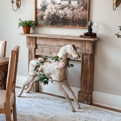 Vintage Inspired Hobby Horse Statue