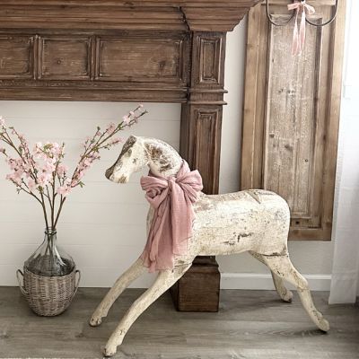 Vintage Inspired Hobby Horse Statue