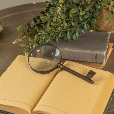 Vintage Inspired Key Magnifying Glass