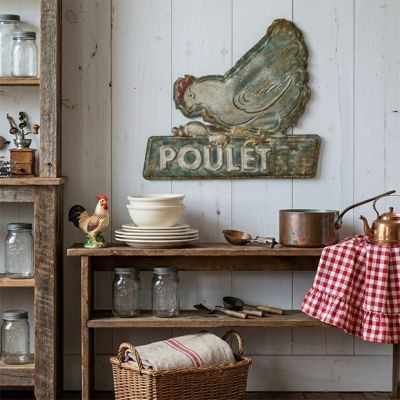 Vintage Inspired Metal Wall Sign