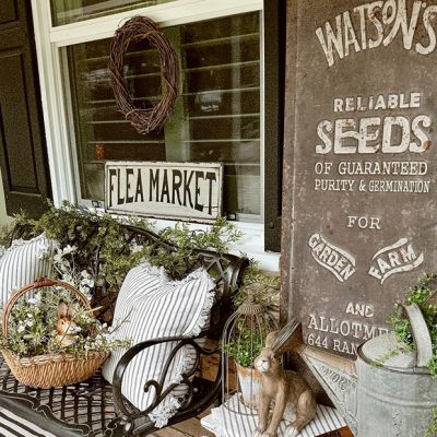 Vintage Inspired Seed Advertising Sign