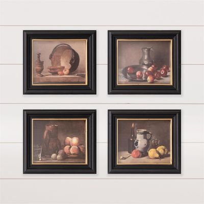 Vintage Kitchen Still Life Framed Print Set of 4