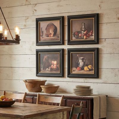 Vintage Kitchen Still Life Framed Print Set of 4