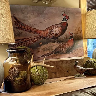 Vintage Pheasants Canvas Wall Art