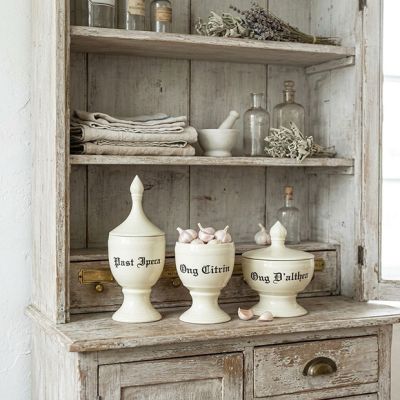 Vintage Reproduction Apothecary Canister Collection