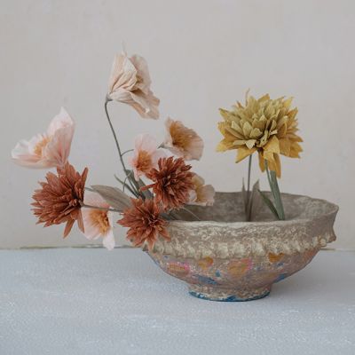 Vintage Reproduction Hand Painted Decorative Bowl