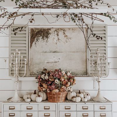 Vintage Style Swan Wall Art