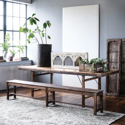 Vintage Teakwood Bench Seat
