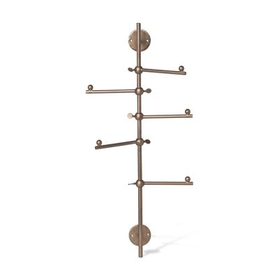 Wall Mount 5 Hook Coat Rack