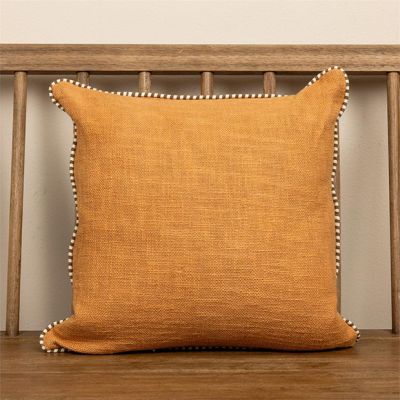 Warm Hearth Terracotta Accent Pillow