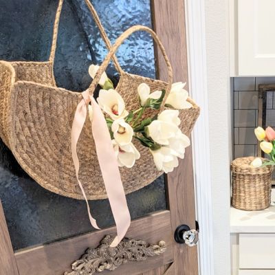 Water Hyacinth Handled Tote