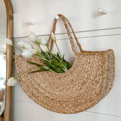 Water Hyacinth Handled Tote