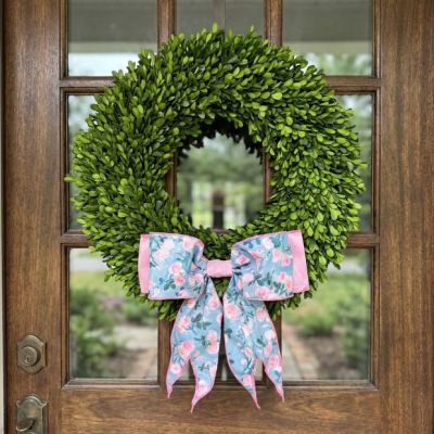 Watercolor Roses Bow