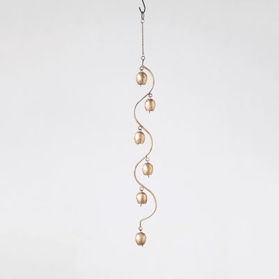 Wavy Jingle Bells Hanging Wall Decor Set of 2