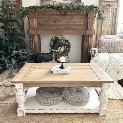 Weathered Countryside Cottage Coffee Table