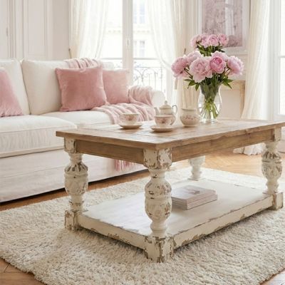 Weathered Countryside Cottage Coffee Table