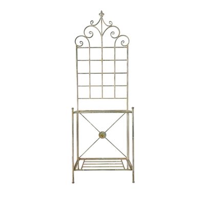Weathered Metal Etagere Shelf