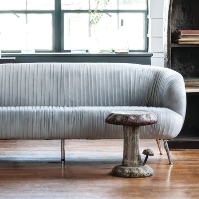 Weathered Metal Toad Stool