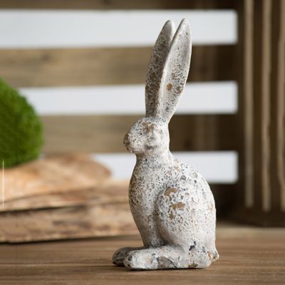 Weathered Rabbit Statue