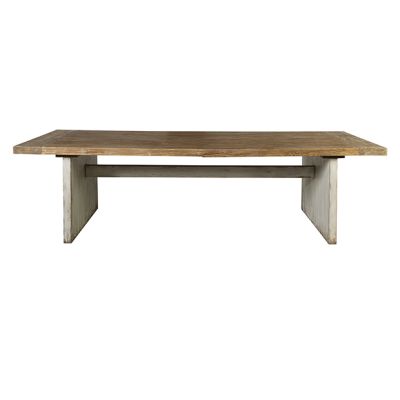 Weathered Trestle Dining Table