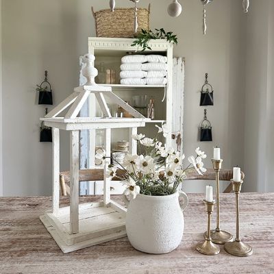 Weathered Wooden Lantern